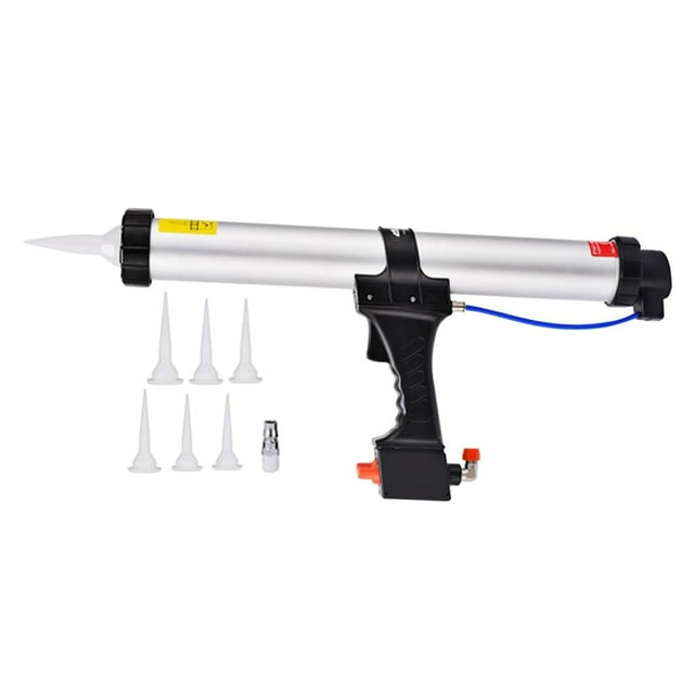 segolike Caulking , Professional Adjustable Multi-Functional Pneumatic Glass Glue Sealant 600ML