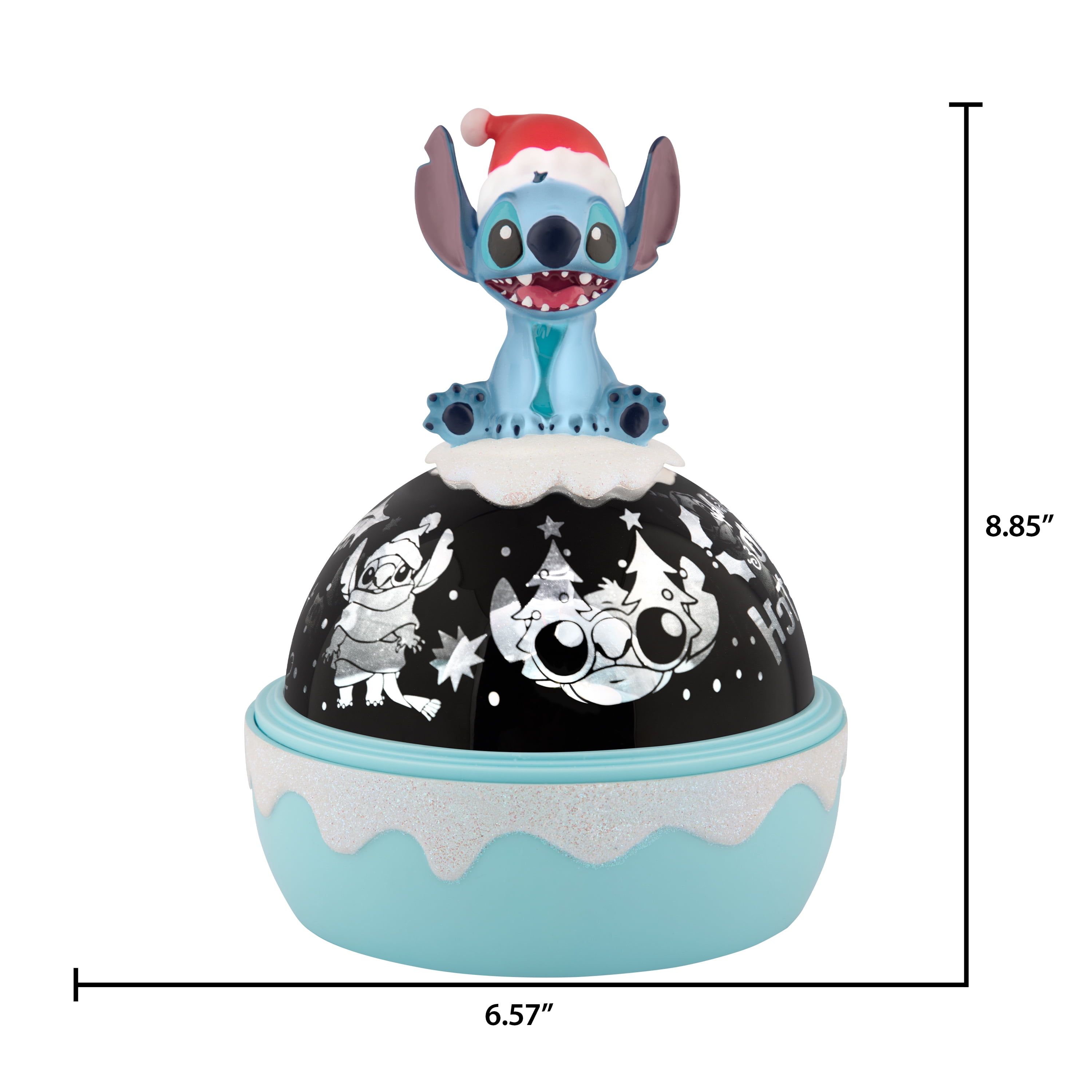 Christmas Lightshow Illuminations Tabletop Shadow Lights Projector Lights Stitch Figural Topper Disney