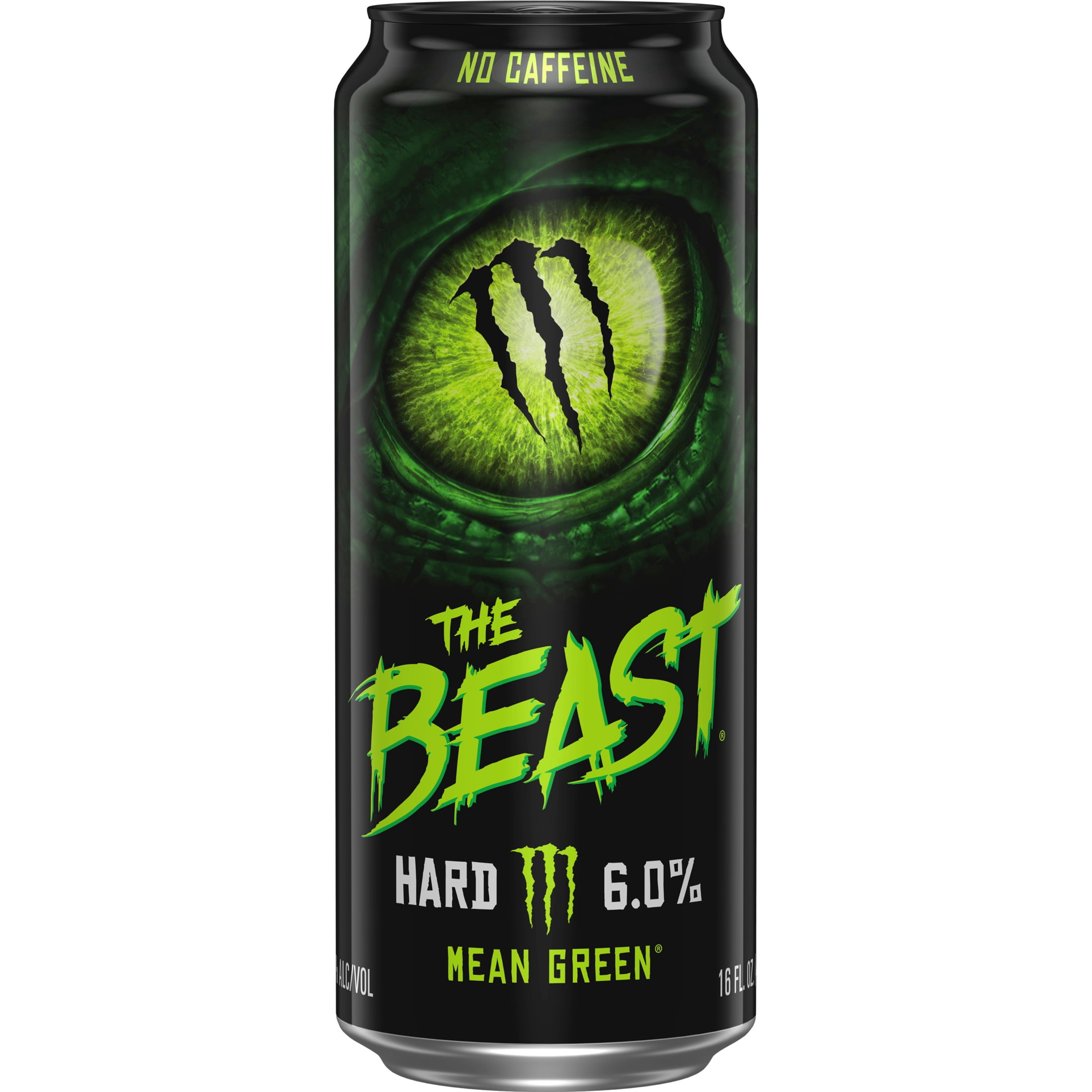 The Beast Mean Green Flavored Malt Beverage, 16 fl oz Can, 6% ABV