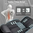 thumbnail image 4 of DIKSOAKR 2 Front Car Seat Covers Fit for Nissan Rogue Sport 2017-2021 Faux Leather Seat Cushion with Airbag Compatible Automotive Interior Accessories (Black), 4 of 7