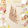 thumbnail image 3 of Dreamtimes 3 PCS Cute Fox Dog Baby Muslin Washcloths, Funny Halloween Face Towel Burp Cloths Ultra Soft Absorbent Cotton Bath Wipes Towels for Newborn Boys Girls, 3 of 7