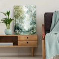 thumbnail image 5 of Misty Forest Landscape Canvas Print Wall Art for Living Room Bedroom Dining Room Office Hotel Hallway Entryway Decor, 5 of 8