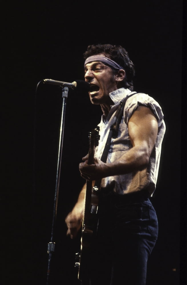 Bruce Springsteen performing during The Born in the USA Tour Photo Print 24 x 30