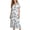 Blue Floral, variant on Eternatastic Women's Floral Print Short Sleeve Nightgown Ribbed House Dresses Crew Neck Loungewear Sleep Dress Nightshirt XL Pink