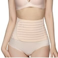 thumbnail image 1 of Faja moldeadora de cintura para mujer, ropa interior moldeadora de cuerpo, cinturón de plástico de verano, cinturón abdominal posparto, faja para mujer, 1 of 8