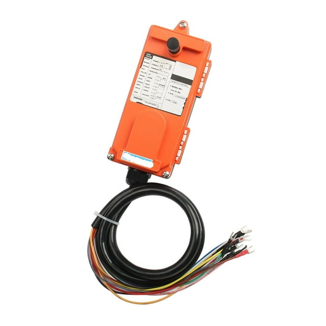 Interrupteurs de Télécommande Industrielle 12V 24V Grue de Levage 1 Émetteur + 1 Récepteur F21-E1B, Facile à Utiliser
