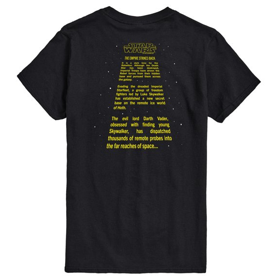 Star Wars - Empire Strikes Back Crawl - Men's Short Sleeve Tee