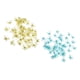 thumbnail image 1 of 100 Pcs Mariposas de de Color Azules,Amarillos Tejido Suministro de Envoltorio preestablecer de perfecl Mariposas de la media de la malla, 1 of 8