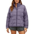 thumbnail image 6 of YueHuiYing Womens Quilted Lightweight Jackets Round Neck Coats Padded Outwear with Pockets, 6 of 7