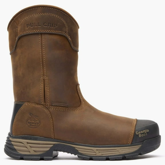 Georgia Boot Durablend Edge 10" Waterproof Alloy Toe Pull On Work Boot