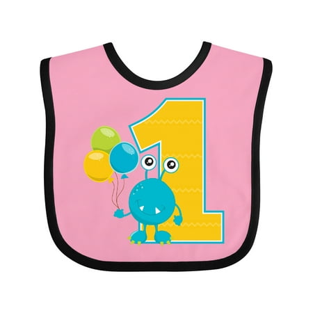 

Inktastic First Birthday Monster Gift Baby Boy or Baby Girl Bib