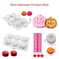 thumbnail image 6 of Halloween Silicone Mold Tray Pan For Baking 3D Pumpkin Shape Soap Home Kitchen Cake Decoration For Party Gift Handmade Soap Molds, 6 of 6