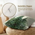 thumbnail image 3 of Green Christmas Tree Pillow Covers 16x16 in, Winter Nature Birch Forest Snowflake Throw Pillows Cover Farmhouse Decorative Pillow Case for Couch Bed Sofa Outdoor Patio Decor, 3 of 6