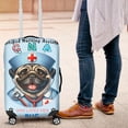 thumbnail image 4 of Just a Certified Nursing Assistant Cna Who Loves Her Pug Travel Luggage Cover Dog Lover Gifts Suitcase Dust Protective Decor - 00003, 4 of 5