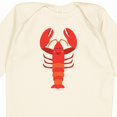 thumbnail image 4 of Inktastic Lobster Cute Ocean Creature Boys or Girls Long Sleeve Baby Bodysuit, 4 of 5