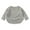Gray, variant on Girls Comfort Basic Long Sleeve T-Shirt Long Sleeve Round-Neck Blouses & Shirts Children's Men and Women Long Sleeves Round Neck Tops Shirt Beige 90