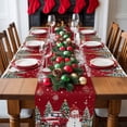 thumbnail image 5 of Christmas Placemats Set of 6, Snowman Christmas Balls Place Mats Red Truck Pine Needles Red Placemat Table Decoration for Kitchen Table Dinner Xmas Holiday Party Home Decor Indoor Outdoor 13x19 Inch, 5 of 9