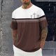 thumbnail image 1 of Tops para hombre, blusas y camisas de cuello redondo y manga corta para hombre, blusas casuales de moda con cuello redondo y manga corta, blusas para hombre, blusas de poliéster para hombre, 1 of 5