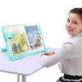 thumbnail image 2 of VONKY Book Reading Stands Plastic Book Stand 180 Angle Adjustment Bookstand Portable Cookbook Holder, 2 of 6