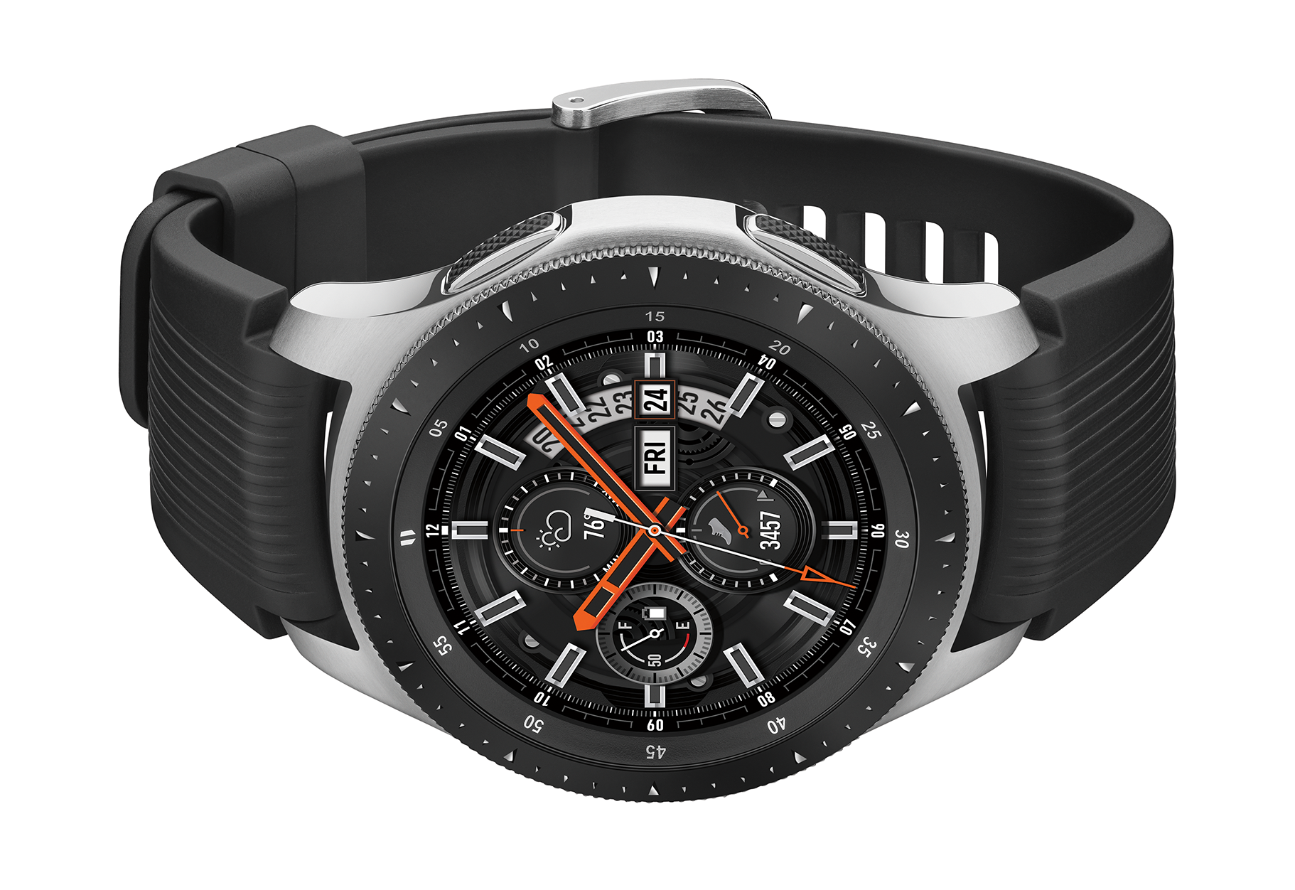 SAMSUNG Galaxy Watch - Bluetooth Smart Watch (46mm) - Silver - SM-R800NZSAXAR - image 5 of 15
