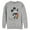 Athletic Heather, variant on Men's Mickey & Friends Tie Dye Pants Portrait  Sweatshirt