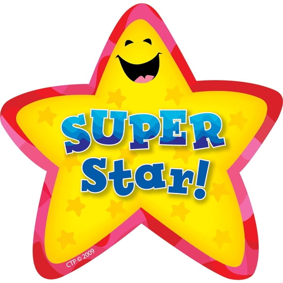 Super Star! Star Badges, 36/pkg
