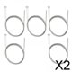 thumbnail image 1 of 2x5x Desviador de protección del cable de freno interno para variable 2 piezas, 1 of 8