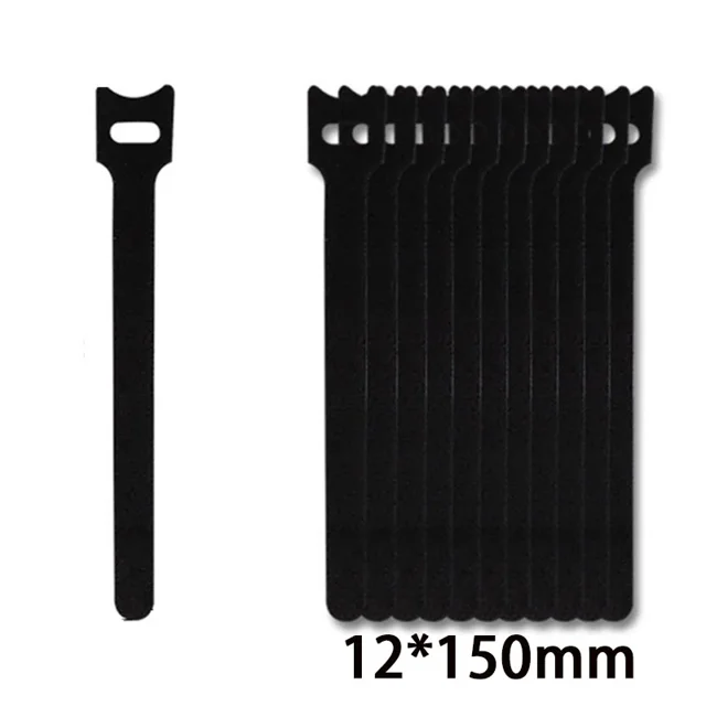 1/50Pcs Long T-shaped Cable Tie Adhesive Wire Reusable Cable Storage Box Attaches Wire Fixing Strap Fastener Straps DIY black 10pcs