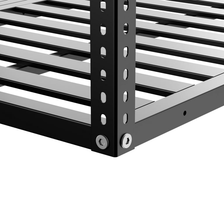 Garage Accessories GIOTORENT Overhead Garage Storage Rack - 3x8FT Adjustable Ceiling Shelf (600lb Capacity) Overhead Ceiling Shelf