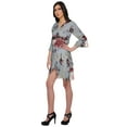 thumbnail image 2 of Moomaya Robes Imprimées pour Femmes Kimono Doux Robe de Nuit Peignoir d'Été, 2 of 5