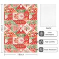 thumbnail image 2 of 4 Pcs Pioneer Flower Floral Print Pattern Kitchen Towels, Funny Microfiber Dish Towel Set, 18" X 26" Tea Towels, 2 of 6