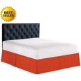 thumbnail image 3 of Elegant Comfort1500 Series Wrinkle & Fade Resistant Bed Skirt / Dust Ruffle - Pleated Tailored 14inch Drop, King, Rust, 3 of 4