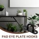 thumbnail image 3 of unbranded 4Ud Gancho De Acero Inoxidable Negro Pad Eye Para En Pared Y, 3 of 6