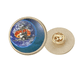 thumbnail image 1 of La nave espacial colorido planetas Tierra Broche de oro metálico circular, 1 of 3
