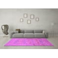 thumbnail image 3 of Ahgly Company Indoor Rectangle Abstract Purple Modern Area Rugs, 2' x 5', 3 of 4