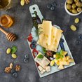 thumbnail image 5 of Zombie Cutting Board, Dead Man Eating Brain Cannibal Meditating Skate Boarding Graphic Pattern, Tempered Glass Cutting and Serving Board, Wine Bottle Shape, Olive Green Red Dust, by Ambesonne, 5 of 5