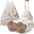 thumbnail image 3 of CCOCC 2026 New Small Trash Bags Drawstring,Small Bathroom Garbage Bags,60 Counts Trash Can Liners for Bathroom Kitchen,White Rabbit Print 2 Gallon Small Trash Can Liners, 3 of 7