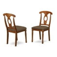 thumbnail image 2 of NANA5-SBR-C 5 Pc Dining room set for 4-rectangular Table with Leaf and 4 Kitchen Dining Chairs, 2 of 2