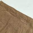 thumbnail image 5 of Cotton Linen Shorts for Men Plus Size Drawstring Solid Color Elastic Waisted Loose Comfy Shorts, 5 of 7