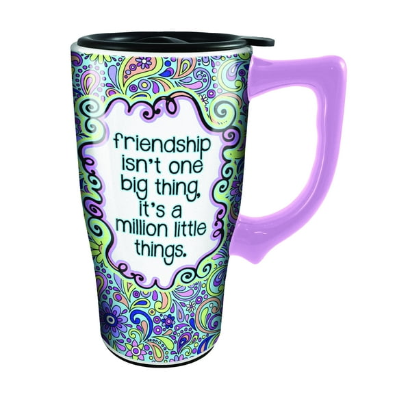 12788 Friendship Ceramic Travel Mug