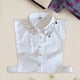 thumbnail image 3 of Lentejuelas de Moda de Mujer Dickey Colllar Half Vintage Ancho Lapel Faux Falso Collar Collares, 3 of 8