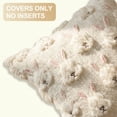 thumbnail image 6 of Gaiwos Easter Pillow Covers, 3D Bunny Embroidered Holiday Accent Pillowcases, Soft Fuzzy Spring Pillow Covers, Easter Home Decorations for Sofa, Bedroom & Nursery, 18 * 18 inch, 6 of 8