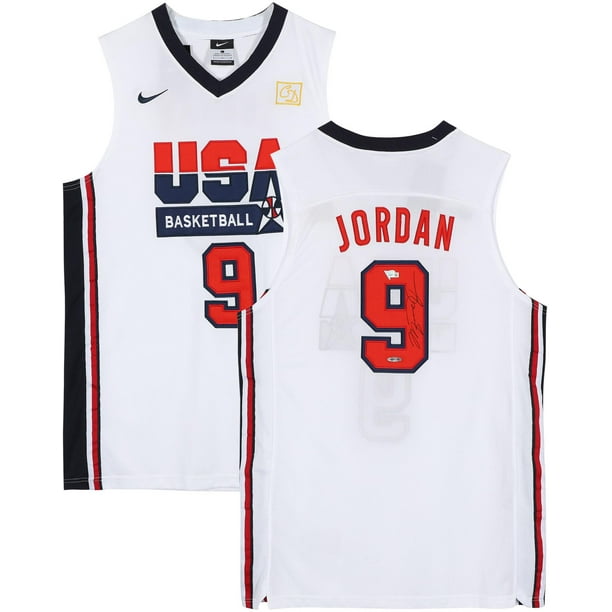 Fanatics Authentic - Michael Jordan Team USA Autographed White Jersey ...