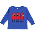 thumbnail image 3 of Inktastic Got Ketchup Boys or Girls Long Sleeve Toddler T-Shirt, 3 of 5