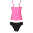 thumbnail image 6 of BOOMNY Womens Leakproof Tankini Sets 2 Peice Menstrual Swimsuit For Women Solid Color Swimwear Lightweight Low Rise Cozy Soft Bathing Suits, 6 of 7
