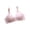 Pink, variant on Women Teen Girls Sports Bra Breathable Comfortable Training Bra‌ Wire Puberty Solid Bra 75-90A
