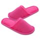 thumbnail image 2 of Zapatilla antideslizante Zapatillas cálidas de algodón Zapatos de piso de felpa Zapatillas de interior de invierno para hombre mujer (Rosy 40-41 Yard 8US, 5.5UK ， 39EU, 9.825Inch), 2 of 5