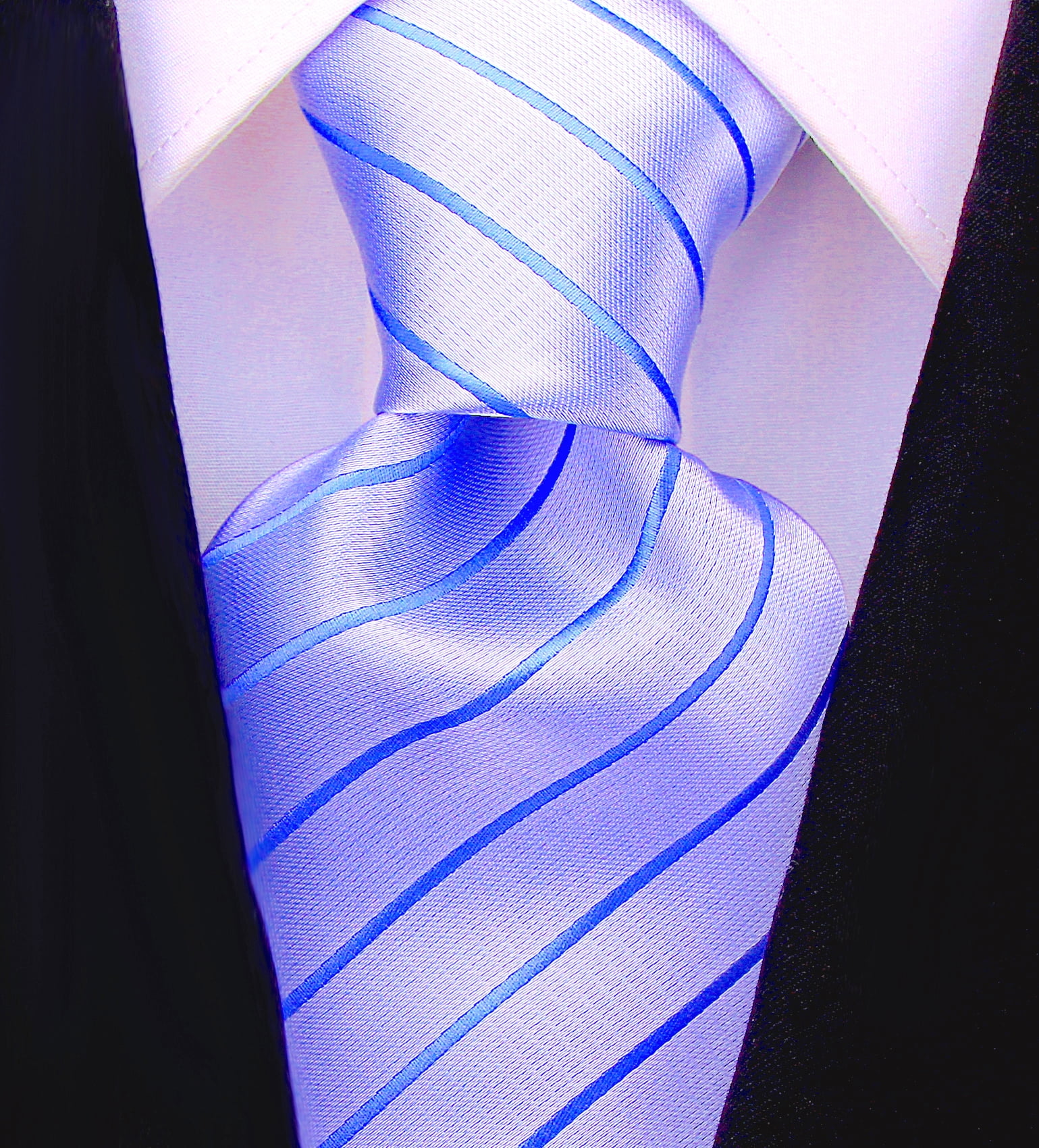 Scott Allan Men's Striped Necktie