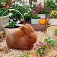 thumbnail image 6 of Luoshdecor Flocked Bunny Easter Decorations,Artificial Brown Moss Rabbit Sculpture Easter Decoration Party Gifts Table Graden Home Decoration, 6 of 9