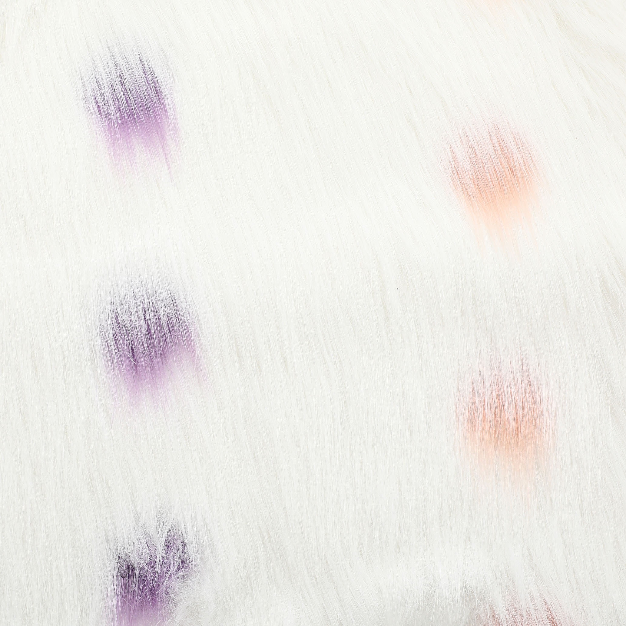 Nanshing Merino Style Super Soft & Fluffy Faux Fur Decorative Throw Pillow Cover, Cushion Case for Home Living Room, White, 2 Pack, 18" x 18"